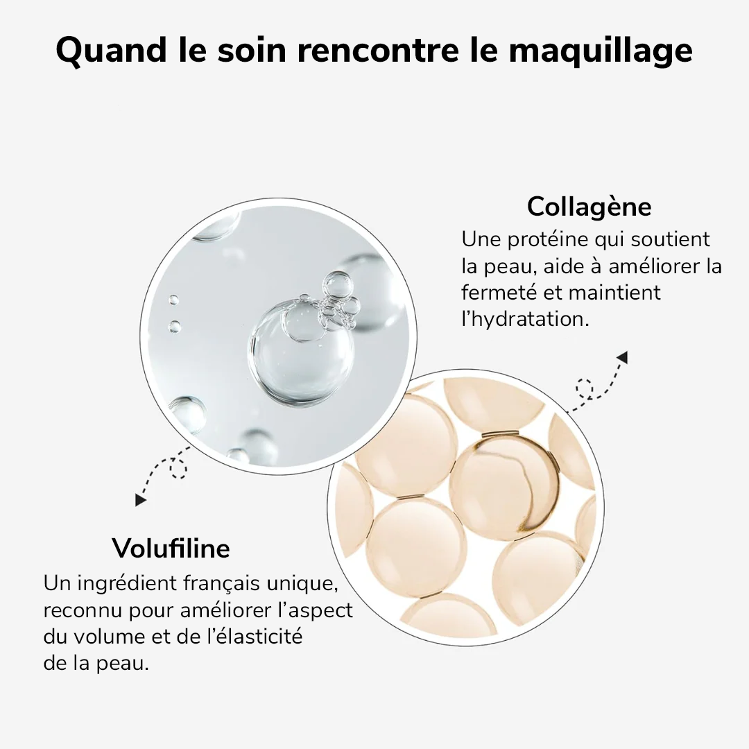 Fond de teint 2-en-1 avec pinceau intégré